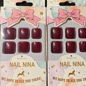 Two (2) Sets of Press on Nails